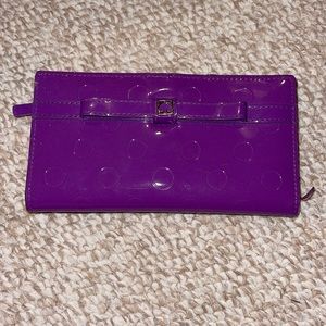 Kate spade purple wallet
